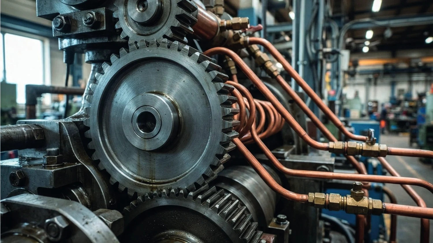 Steel gears and mechanical transmission machinery